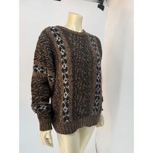 Vintage Ferruche Oversized Chunky Knit Sweater Men's Medium